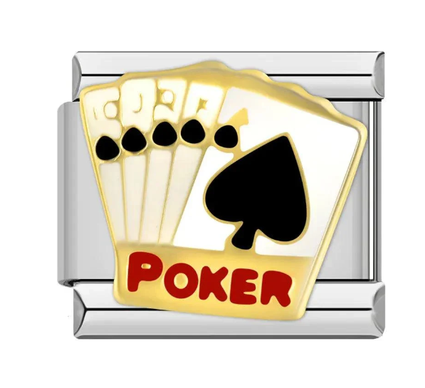 Cartas de Poker plateadas
