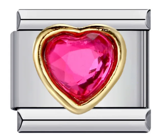 Brillo Rosa de Corazón
