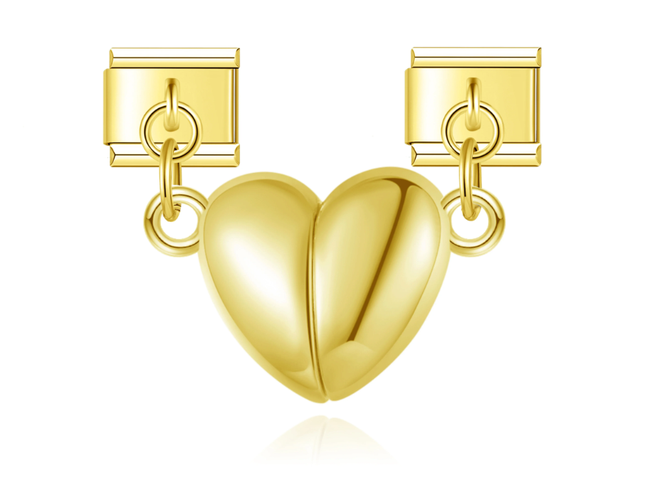 Corazon imán oro G