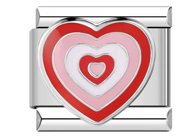 Corazón Rosaro Plata