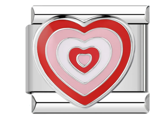 Corazón Rosaro Plata