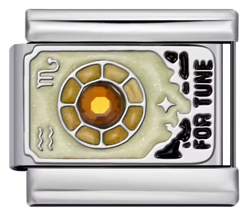 Carta de la Fortuna con Piedras Marrones