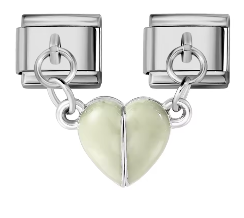 Corazón imán Mármol