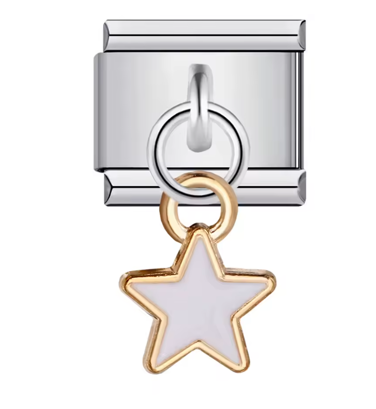 Estrella Blanca Colgante