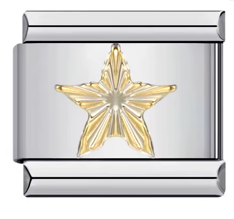 Estrella Dorada con Textura