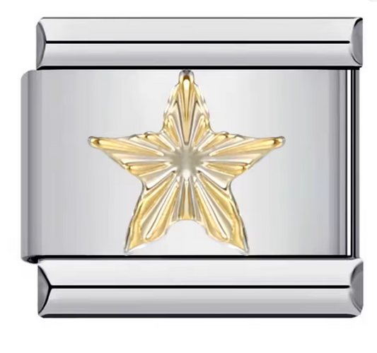 Estrella Dorada con Textura