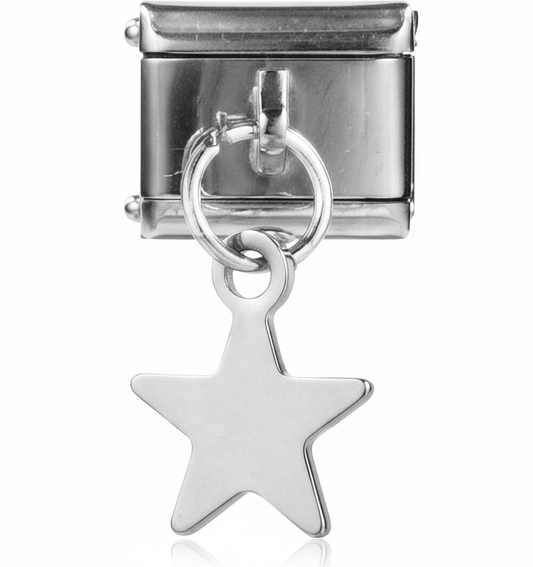 Estrella Plata Colgante