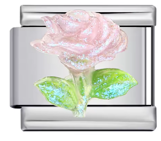 Flor Rosa 3D