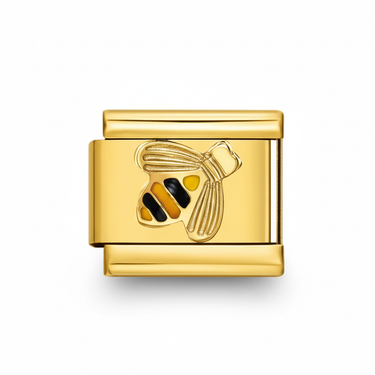 Abeja en oro
