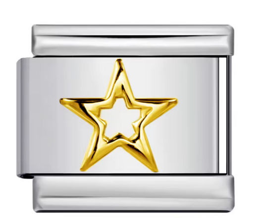 Silueta Estrella Dorada