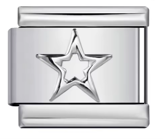 Silueta Estrella Plateada